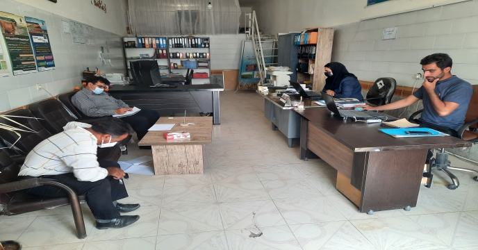 بازدید معاونت  شرکت خدمات حمایتی کشاورزی استان یزد از کارگزاری شمیم گستر پشتکوه