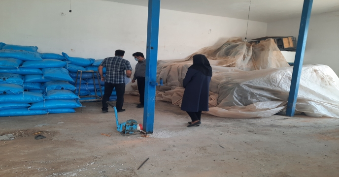 بازدید معاونت  شرکت خدمات حمایتی کشاورزی استان یزد از انبار کارگزاری شمیم گستر پشتکوه