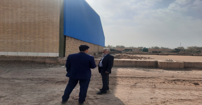بازدید کارشناس ترویج سازمان جهاد کشاورزی استان از انبار نصرت آباد یزد