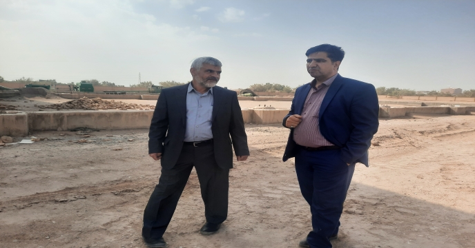 بازدید کارشناس ترویج سازمان جهاد کشاورزی استان از انبار نصرت آباد یزد