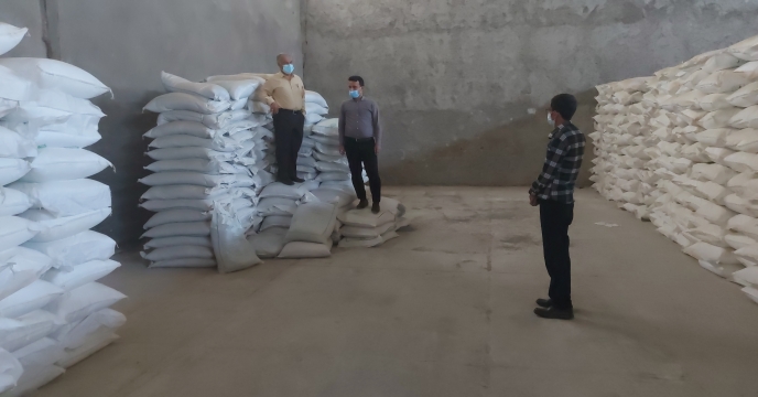 بازدید مدیر شرکت از انبار سازمانی كود کمربندی برازجان