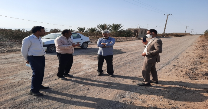 بازدید مدیر شرکت خدمات حمایتی کشاورزی استان یزد از باغات پسته روستای گود گَوَر