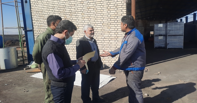 بازدید از واحد تولیدی هیومیک اسید در شهرستان میبد
