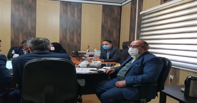 جلسه در خصوص مشکلات سامانه پایش مواد کودی شهرستان رودبار جنوب