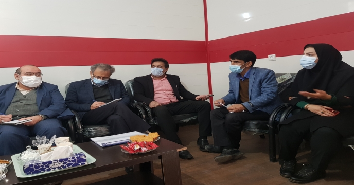 جلسه مشکلات سامانه پایش مواد کودی در شهرستان کهنوج