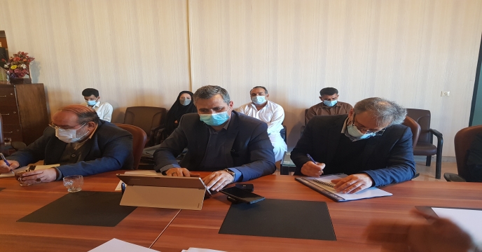 جلسه بررسی پایش مواد کودی در شهرستان قلعه گنج