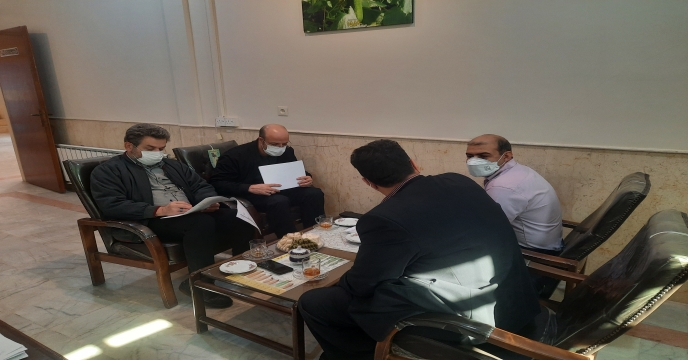 جلسه سرپرست شرکت خدمات حمایتی کشاورزی استان یزد با بازرسین امور مالی