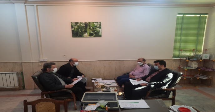 جلسه سرپرست شرکت خدمات حمایتی کشاورزی استان یزد با بازرسین امور مالی