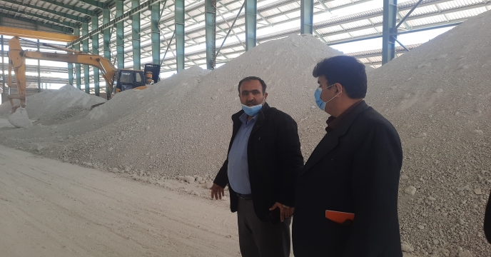 بازدید سرپرست شرکت خدمات حمایتی کشاورزی استان یزد از شرکت کیمیاداران کویر یزد