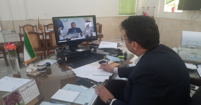 حضور در وبینار تبیین برنامه بازنشر محتوا