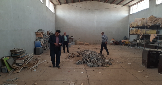 بازدید از انبار سازمانی جهاد کشاورزی در شهرستان ابرکوه جهت جذب و ذخیره کود اوره