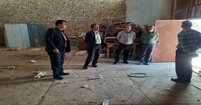 بازدید از انبار سازمانی جهاد کشاورزی در شهرستان ابرکوه جهت جذب و ذخیره کود اوره