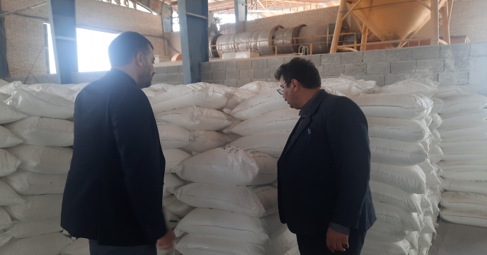 آماده سازی پارت 1 سولفات پتاسیم پودری تولیدی شرکت توسعه گستر کویر