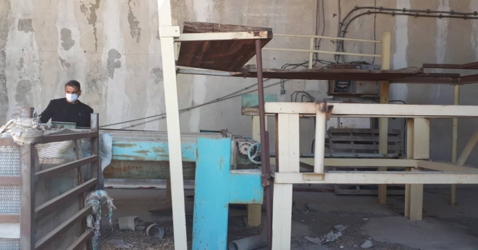 بازدید کارشناس و تکنسین ماشین آلات بوجاری استان کردستان از خطوط بوجاری تولید بذر استان آذربایجان غربی