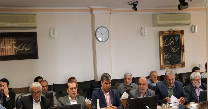 حضور مدیر شرکت خدمات حمایتی کشاورزی استان تهران در جلسه ستاد الگوی کشت سازمان جهاد کشاورزی استان تهران