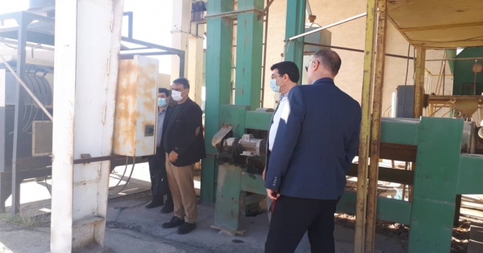 بازدید کارشناس و تکنسین ماشین آلات بوجاری استان کردستان از خطوط بوجاری تولید بذر استان آذربایجان غربی