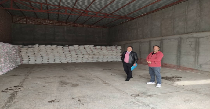 بازدید از انبار کارگزاران شهرستان شاهیندژ (دهم آبان ماه)