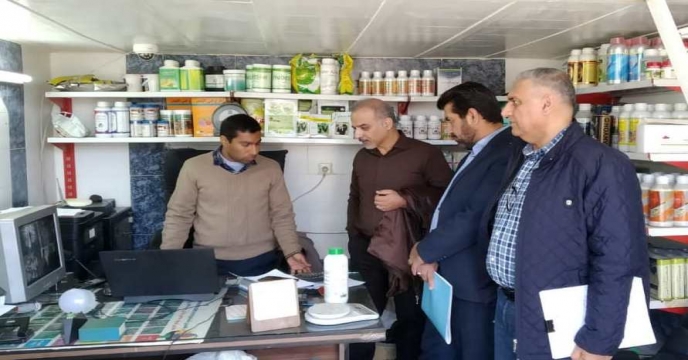بازدید میدانی از فروشگاههای توزیع کود و سم شهرستان فسا استان فارس
