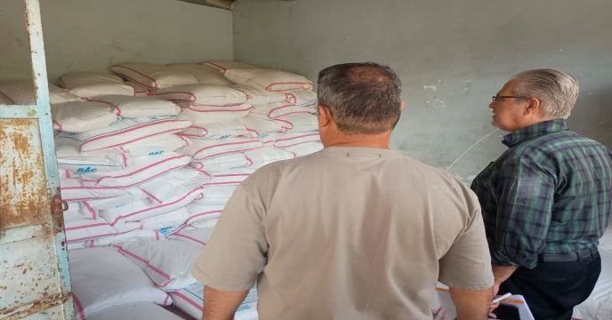 کنترل و نظارت اکیپ پایش شرکت خدمات حمایتی کشاورزی استان قزوین از 3 انبار  کارگزاری واقع در شهرستان تاکستان