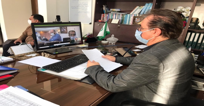 مشارکت مدیر شرکت خدمات حمایتی کشاورزی استان آذربایجان غربی در جلسه آنلاین مدیران در ستاد