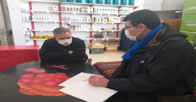 پایش کودهای شیمیایی یارانه دار و بازدید از انبار کارگزاران در شهرستان ارومیه