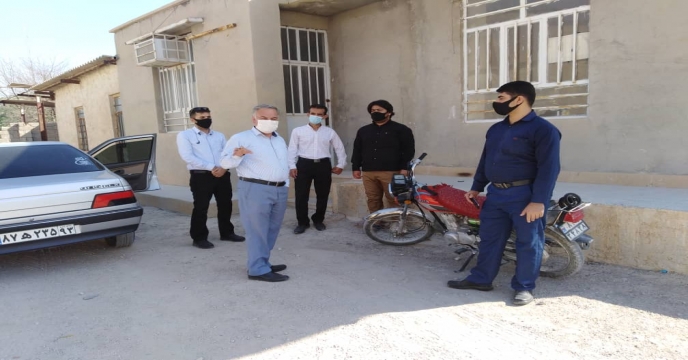 بازدید مدیر شرکت از انبار سازمانی كود کمربندی برازجان