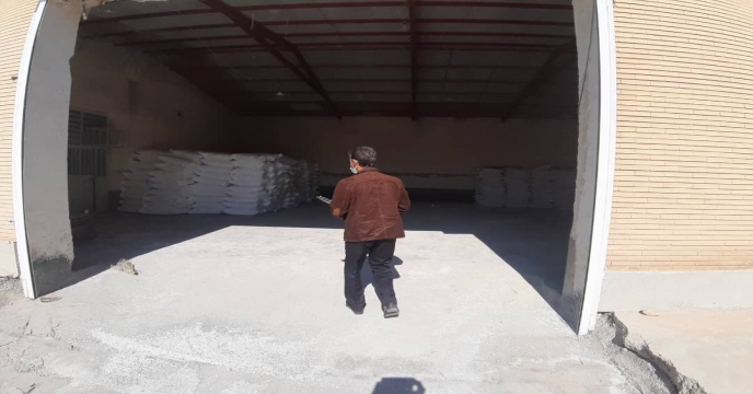 بازدید گروه پایش از انبار کارگزاری تعاونی روستایی( معرفت) روستای زیارت شهرستان دشتستان