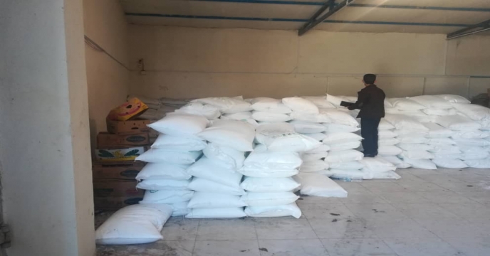 بازدید کار گروه پایش از انبار تعاونی تولید یاقوت سیاه دشت زار روستای چهاربرج شهرستان دشتستان