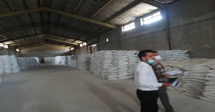 عملیات انبار گردانی از انبار سازمانی کود برازجان