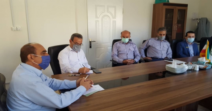 برگزاری جلسه با عوامل حفاظت فیزیکی و امور نگهبانی استان