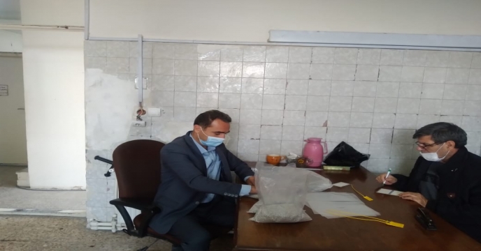 بازدید از انبار مرکزی و انجام عملیات نمونه برداری