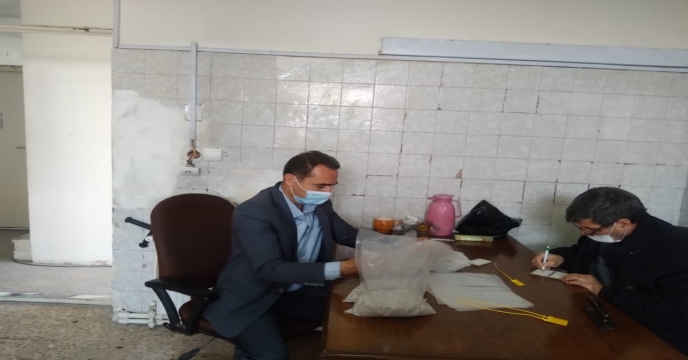 بازدید از انبار مرکزی و انجام عملیات نمونه برداری