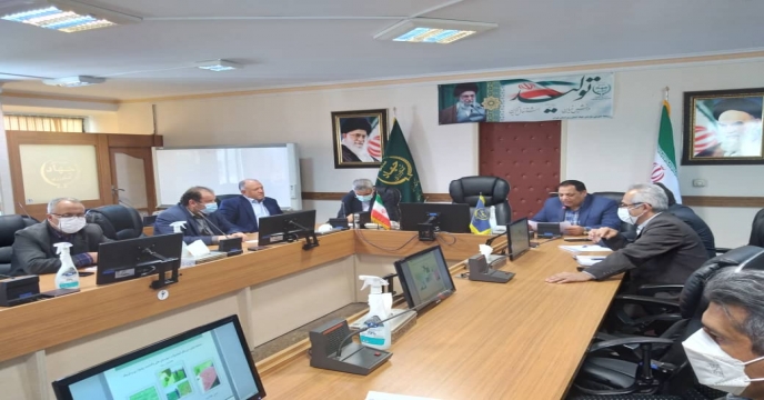 جلسه حضوری و وبیناری بررسی صدور حواله الکترونیکی کود شیمیایی در سازمان جهاد کشاورزی استان تهران