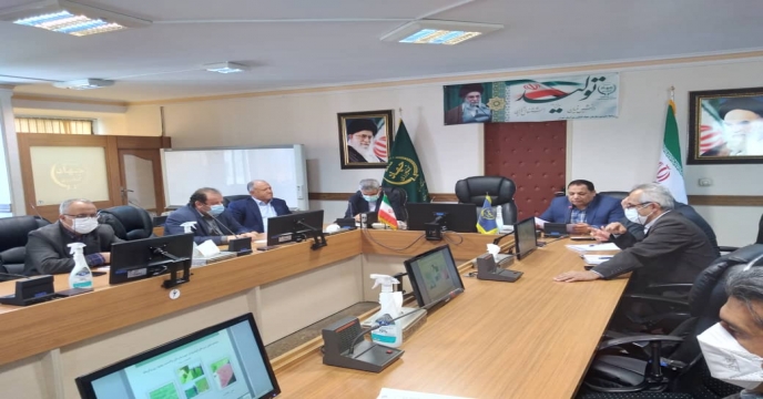 جلسه حضوری و وبیناری بررسی صدور حواله الکترونیکی کود شیمیایی در سازمان جهاد کشاورزی استان تهران
