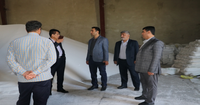 بازدید مدیر محترم حسابرسی وبازرسی از انبارهای سازمانی استان آذربایجان غربی