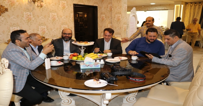 حضور مدیر روابط عمومی و امور بین الملل شرکت خدمات حمایتی کشاورزی در همایش معرفی سبد محصولات کشاورزی در خراسان رضوی