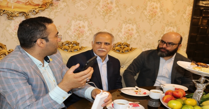 حضور مدیر روابط عمومی و امور بین الملل شرکت خدمات حمایتی کشاورزی در همایش معرفی سبد محصولات کشاورزی در خراسان رضوی