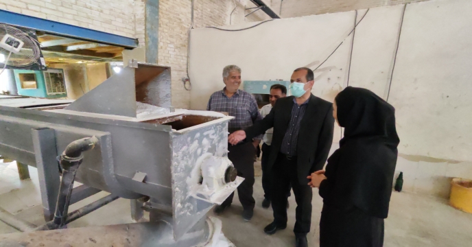 بازدید معاونت محترم امور کود از کارخانه و خط تولید شرکت توسعه گستر کویر