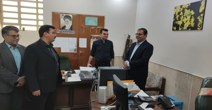 بازدید سرپرست محترم سازمان جهاد کشاورزی استان یزد از شرکت خدمات حمایتی کشاورزی استان
