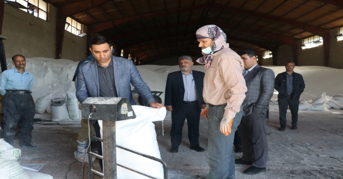 بازدید مدیر محترم حسابرسی وبازرسی از انبارهای سازمانی استان آذربایجان غربی