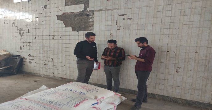 بازدید از انبار کارگزاران شهرستان خوی (20 تیر ماه 1401