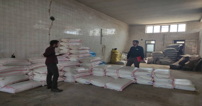بازدید از انبار کارگزاران شهرستان خوی (20 تیر ماه 1401
