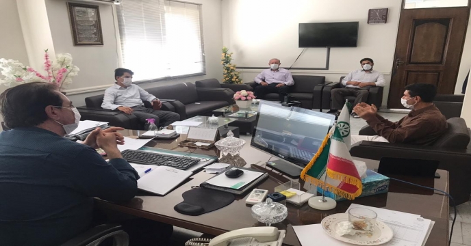 جلسه تبادل نظر مدیر با همکاران مالی استان آذربایجان غربی