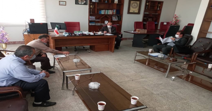 نشست  مدیر استان با مدیر و مسئولین مدیریت جهاد کشاورزی شهرستان مهاباد