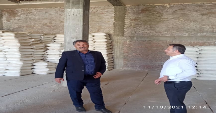 بازدید از انبار کارگزاران شهرستان میاندوآب