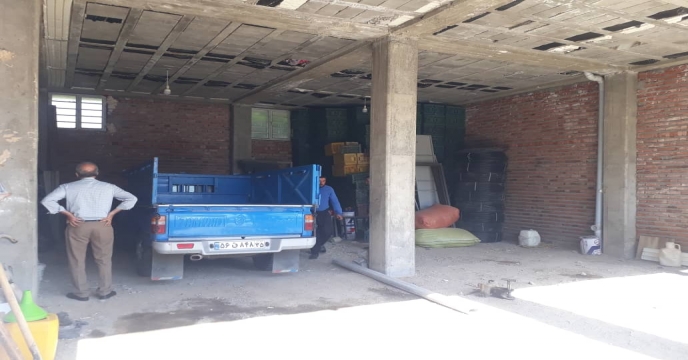 بازدید از انبار جدید در مراغه