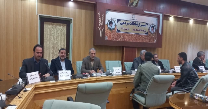 برگزاری میز ارتباطات مردمی در سازمان جهادکشاورزی استان مرکزی و حضور شرکت خدمات حمایتی کشاورزی به مناسبت دهه مبارک فجر