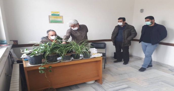 آموزش سیستم پایش کودی توسط همکاران خدمات حمایتی در مرکز جهاد کشاورزی شهرستان آشتیان