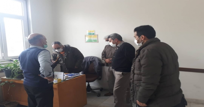 آموزش سیستم پایش کودی توسط همکاران خدمات حمایتی در مرکز جهاد کشاورزی شهرستان آشتیان
