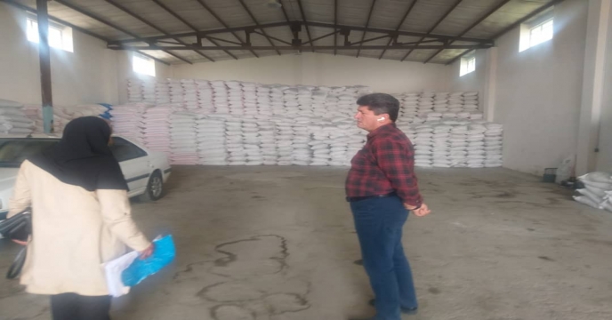 بازدید از انبار کارگزاران  شهرستان مهاباد (پنج اردیبهشت ماه 1401)